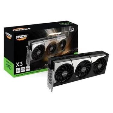 Imagem de Placa de video inno3d rtx 5090 x3 oc geforce nvidia, 32gb, gddr7, 512b