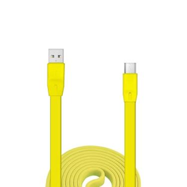 Imagem de Cabo carregador UE Boom com cabo de alimentação compatível com o alto-falante sem fio Logitech UE Boom Boom2 Megaboom Miniboom Roll, Amarelo