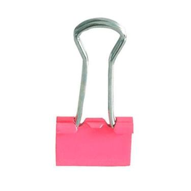 Imagem de Prendedor Metal Binder Colorido 19Mm Jocar Office Rosa - Leonora