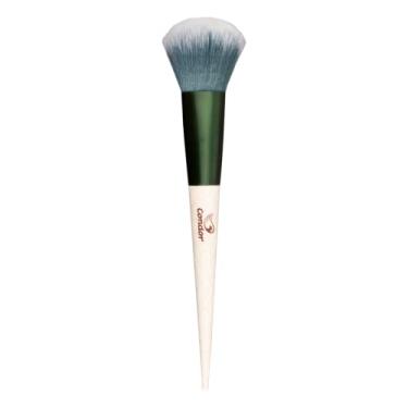 Imagem de Condor, Pincel para Pó, Essencial Eco, Eco Liga, Ideal para Pós Soltos e Compactos, Cerdas Sintéticas Grandes e Volumosa, Acabamento Natural, Cabo Sustentável