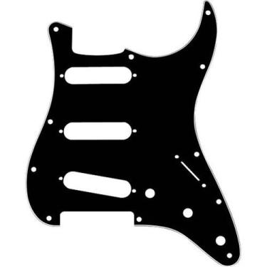 Imagem de Escudo prince para guitarra strato 3s preto nb04s-02-111/bk