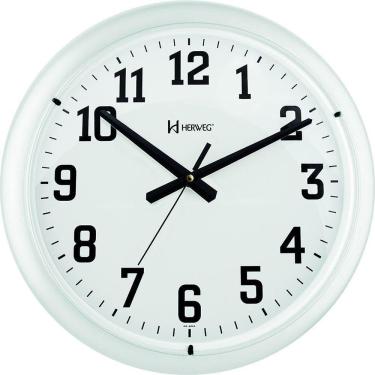 Imagem de Relógio De Parede 40 Cm Quartz Herweg 660129 Branco - Branco
