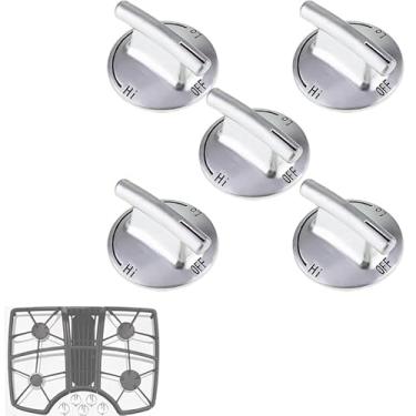 Imagem de 7733P410-60 AP5668987 PS2375871 Botão de queimador de superfície, botões de controle peça de substituição adequada para fogão a gás Jenn Air, Maytag, KitchenAid, substitui 74007733, AP5668987