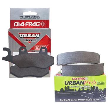 Imagem de Kit Pastilhas e Lonas de Freio Sob Medida 0.25 Yes 125 / Gsr 125 Diafr