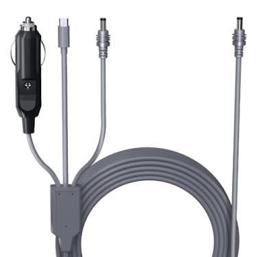 Imagem de Zinweyton Mini cabo Starlink 3 em 1 30 pés/10 m, USB C/carregador de carro/DC para DC substituto Starlink Mini cabo de alimentação à prova d'água