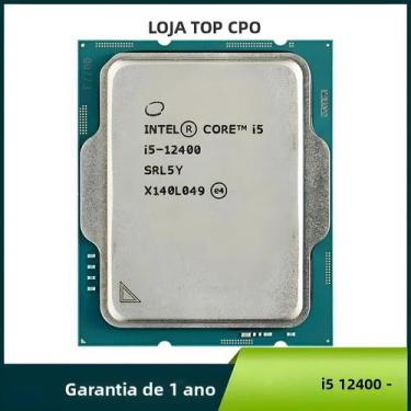 Imagem de Processador Intel Core CPU i5 12400 2,5 GHz 6 núcleos 12 threads 65W L