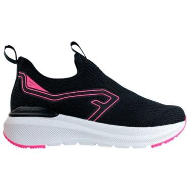 Imagem de Tenis Fem Calc Facil Adrun Run One Pro Confort Ortopedico, 37, Preto, 