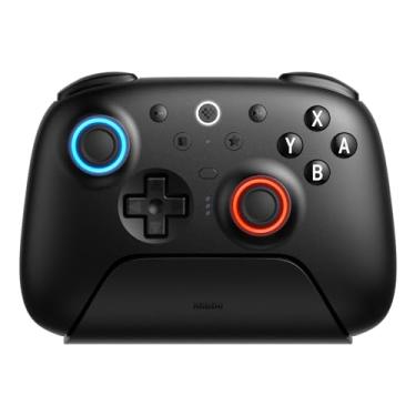 Imagem de 8BitDo Ultimate 2 Bluetooth Controller for Switch & Windows PC, Switch Pro Controller with TMR Joysticks, Switchable Hall Effect/Tactile Triggers, Vibration and Motion Control, RGB Fire Ring, Black