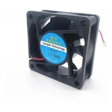 Imagem de Micro Ventilador Cooler Ventoinha 60X60X25Mm 12V - OEM