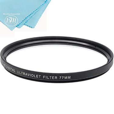 Imagem de Filtro de proteção UV de 77 mm para câmera Canon EOS R, EOS R5 Mark II, EOS 6D, EOS 6D Mark II, EOS 5D Mark IV com lente EF 24-105 mm USM