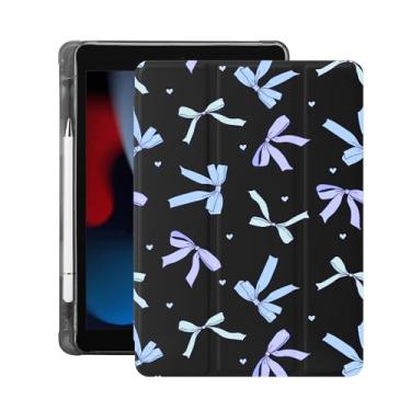 Imagem de Idocolors Capa para iPad de 11 polegadas (chip A16) 2025 geração 11ª/iPad 11 polegadas 2022 10ª geração, suporte de lápis embutido com capa traseira de TPU macio à prova de choque despertar/hibernar