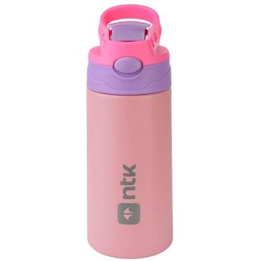 Imagem de Garrafa Térmica Infantil Isomax Kids Nova 350ml Com Canudo NTK