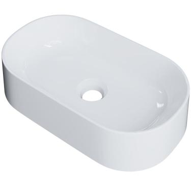 Imagem de Cuba de Apoio Oval Para Banheiro Lavabo Laila C01 O42W - Lyam