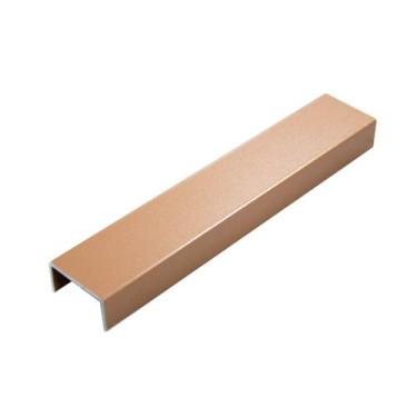 Imagem de Listelo Largo Tibre em Alumínio 20mmx10mm - Homeney, Rose Nude, 1m