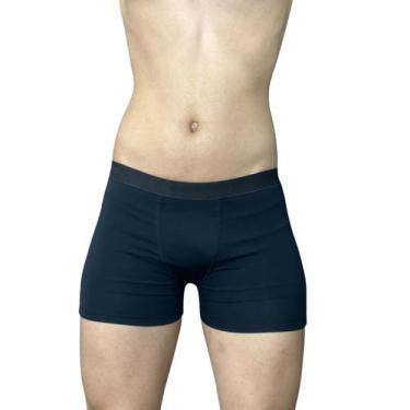 Imagem de Cueca Boxer Box Selene Cós Elástico Laterais Largas Coxas Grossas, Pre