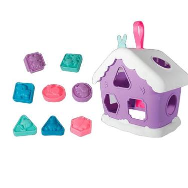 Imagem de Brinquedo Didático Casinha da Neve com 8 Peças Geométricas - Pica Pau