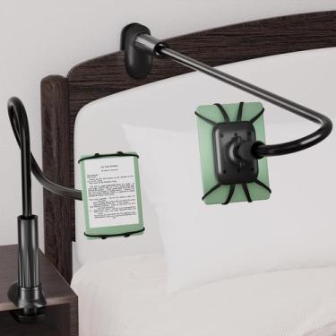 Imagem de Suporte Gooseneck Kindle Arctiiro para leitura na cama com suporte par