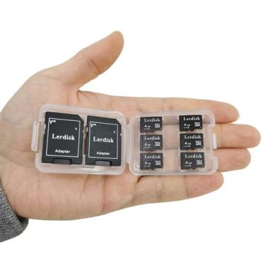 Imagem de Cartão Micro SD Lerdisk de 4 GB, pacote de 6 com adaptador SD por atac