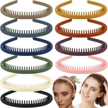 Imagem de Bandanas LAPOHI Fashion Effortless Plastic Teeth Comb x10