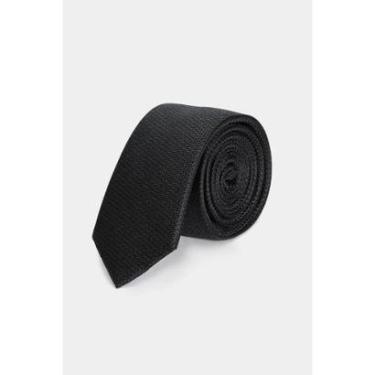 Imagem de Gravata Aramis Jacquard Seda Waves Preto-Masculino