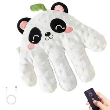 Imagem de Almofada Mao Palma Simula Tapinha Nana Nenem Bebe Criança Sono Cochilo