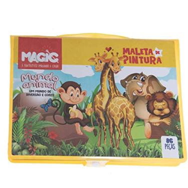 Imagem de Maleta Para Pintura, Magic, Mundo Animal, 86 Peças