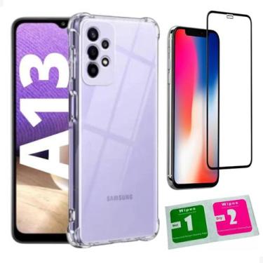 Imagem de Capa Capinha Com Proteção De Câmera A13 e Pelicula Samsung Galaxy A13 