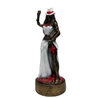 Imagem de Escultura Maria Navalha Imponência Vintage em Resina 10 cm - Lua Místi