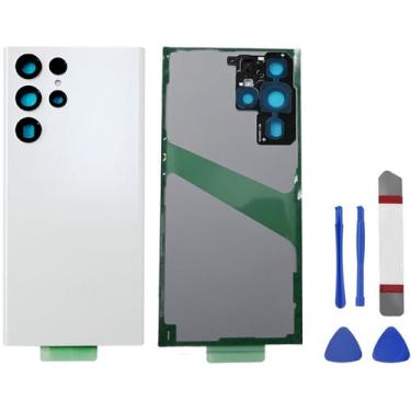 Imagem de Kit de substituição de vidro traseiro Peixiong Galaxy S22 Ultra White