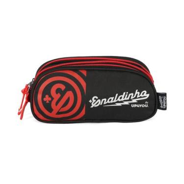 Imagem de Estojo Triplo Enaldinho Youtuber Meninos Juvenil Escolar - Luxcel, Ver