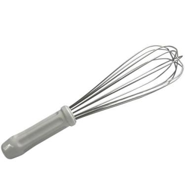 Imagem de Batedor tipo pera fue 30cm inox branco batedor de ovos bp-30 - SOLRAC