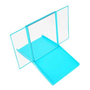 Imagem de Dynwave Experimento científico infantil: espelho multifacetado - brinquedo educativo para projetos escolares com imagens de reflexão em múltiplos ângulos.