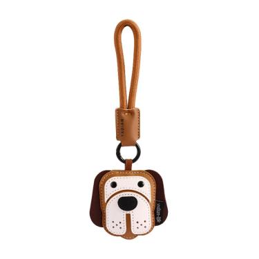 Imagem de Chaveiro de couro, desenho animado de cachorro, design de Beagle para amantes de cães