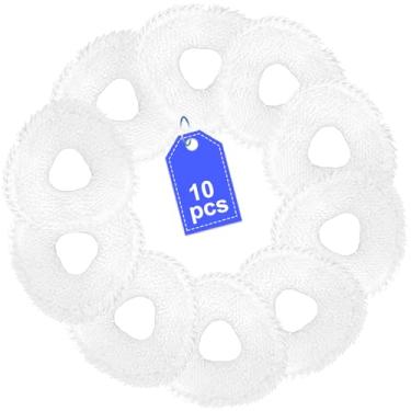 Imagem de Homruich Acessórios de almofada de esfregão para Narwal Freo Z10 Ultra, Freo X Ultra, Freo, Freo Z Ultra Robot Aspirador de pó, Freo Z10 Ultra substituição 10 peças de almofadas de esfregão