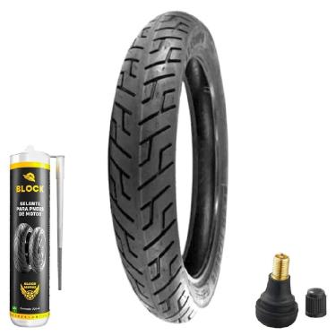 Imagem de Pneu Cbx 200 Strada Dafra Apache 100/90-18 Mt65 Traseiro Pirelli + Selante + Bico