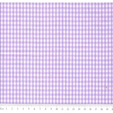 Imagem de Tecido Tricoline Xadrez Fio Tinto Don Juan Lilás 50 x 150 cm - Tecidos