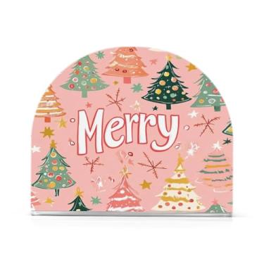 Imagem de Porta-guardanapos de árvore de Natal para mesas - Porta-guardanapos para cozinha, porta-guardanapos de mesa, porta-guardanapos de coquetel, porta-guardanapos de papel366