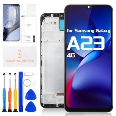 Imagem de Tela de substituição Incell para Samsung Galaxy A23 4G para Galaxy A23 4G A235 Display LCD Touch Screen Digitalizador Assembléia com kit de ferramentas de reparo SM-A235F SM-A235F/DS (preto com