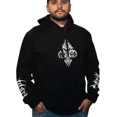 Imagem de Moletom Canguru Fechado MCD Caligraffiti Preto GG-Masculino