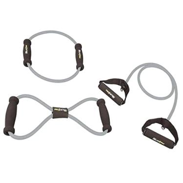 Imagem de Kit de Elásticos Extensores para Exercícios e Treino: Tradicional, Circular e "8" em Látex