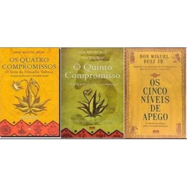 Imagem de Kit 3 Livros Don Miguel Ruiz Quatro/Quinto Compromissos - Best Seller