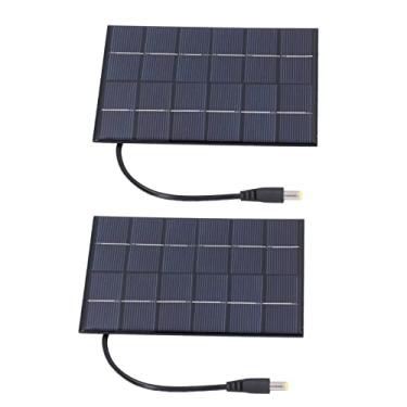 Imagem de QANYEGN Módulo de painel solar pequeno, carregador de painel solar de bateria de 3,7 V, painéis solares de alta taxa de conversão para caminhadas, camping, casa