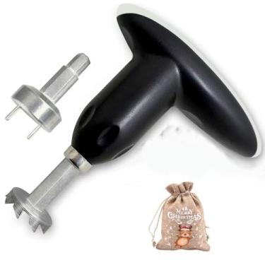 Imagem de rideontogo Conjunto de ferramentas de chuteira de golfe: instalação sem esforço com estripador e chave de 2 garras (floco de neve)