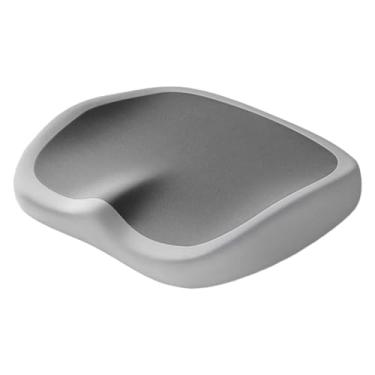 Imagem de Zialofi Almofada de Assento em Espuma Viscoelástica, Almofada Confortável para Sentar, Almofada para Cóccix em Cadeiras de Escritório E Salas de Jantar, Cinza Duplo