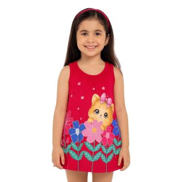 Imagem de Vestido Regata Estampado Infantil Menina Kyly-Feminino