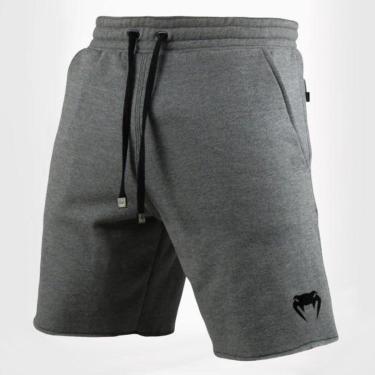 Imagem de Bermuda Moletom Venum Logo Dark Grey-Masculino