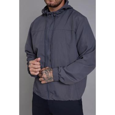 Imagem de Jaqueta Corta Vento Color Masculina Com Capuz Dialogo Cor:;Idade:Adulto;Genero:Masculino;Tamanho:G-Masculino