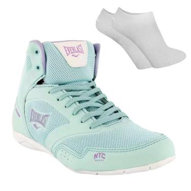 Imagem de Kit Tênis Everlast Clinch III Feminino + Par de M-Feminino