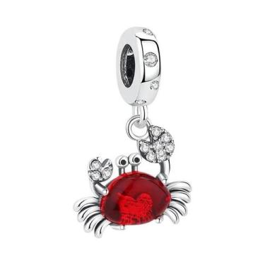 Imagem de Pingente De Daruma Da Guarda Real Em Prata Com Contas Vermelhas Para M