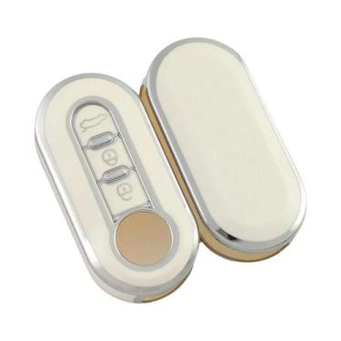 Imagem de Capa De Chave De Carro TPU Para Fiat 500, Ducato, Panda, Punto 500L, L